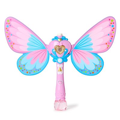 Fairy Butterfly LED Illuminating Bubble Wand Blower