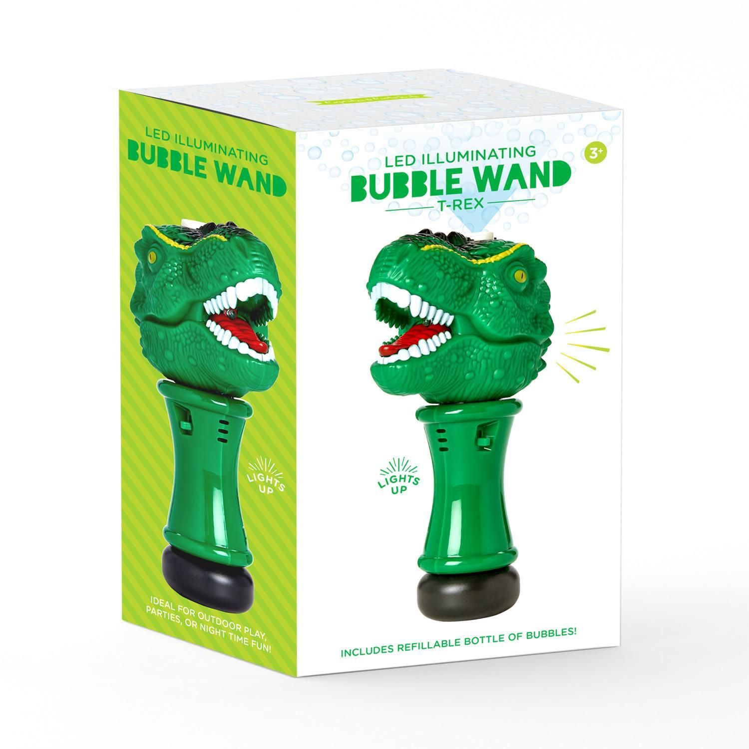 T-Rex LED Illuminating Bubble Wand Blower