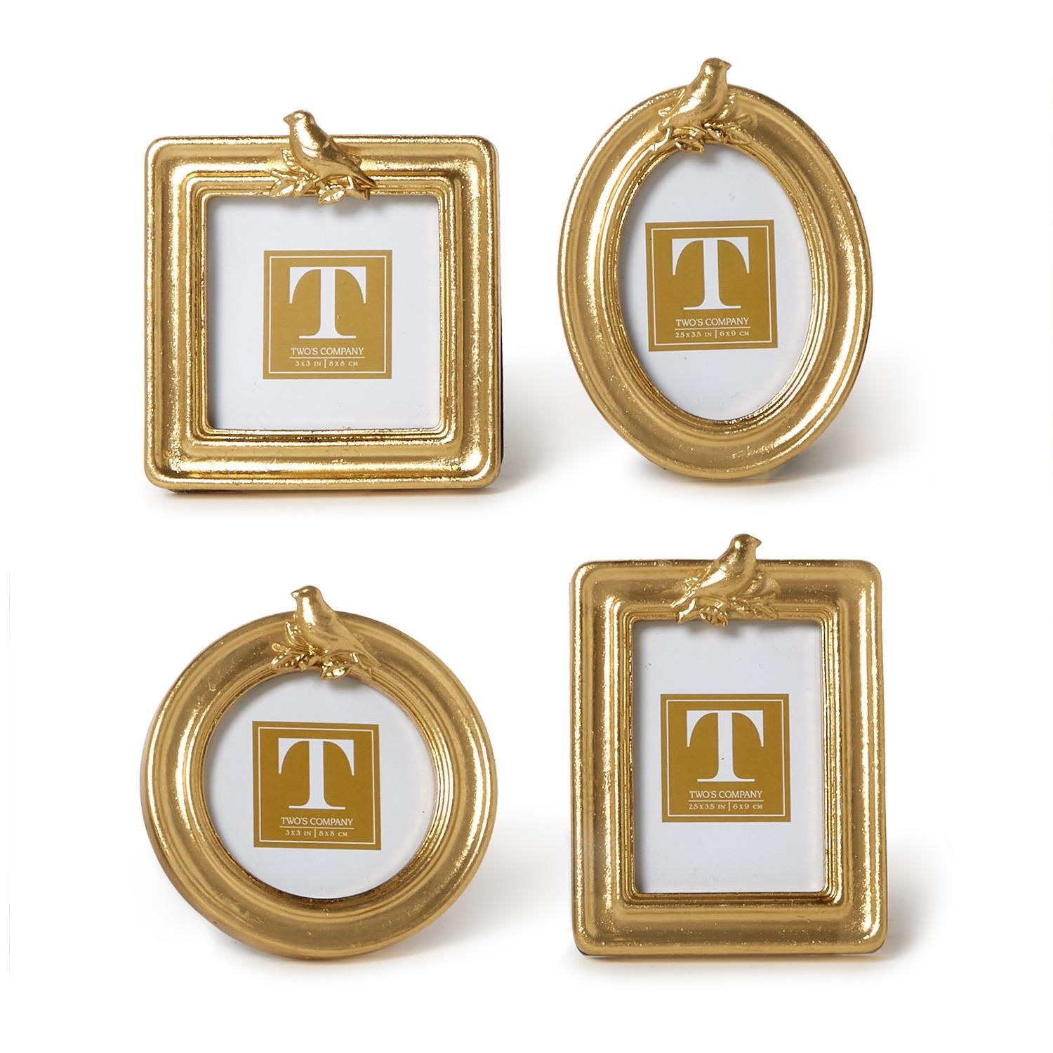 Gold Bird Photo Frames -