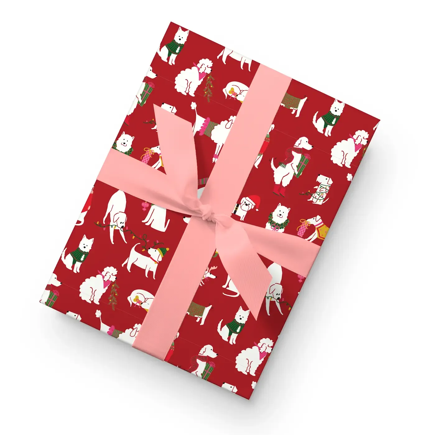 Holiday Dog Gift Wrap (Rolls)