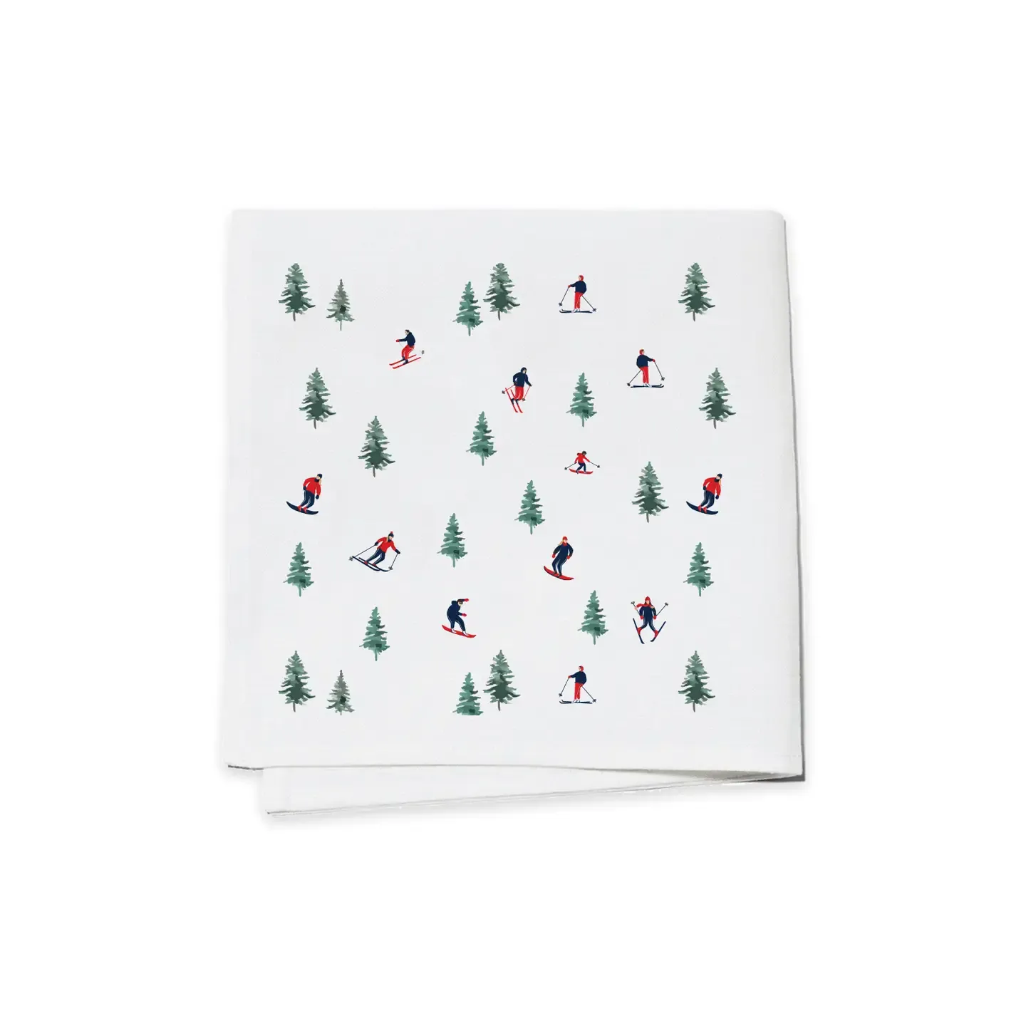 Skiers Cocktail Napkins (S/4)