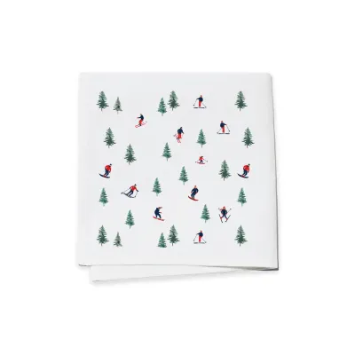 Skiers Cocktail Napkins (S/4)