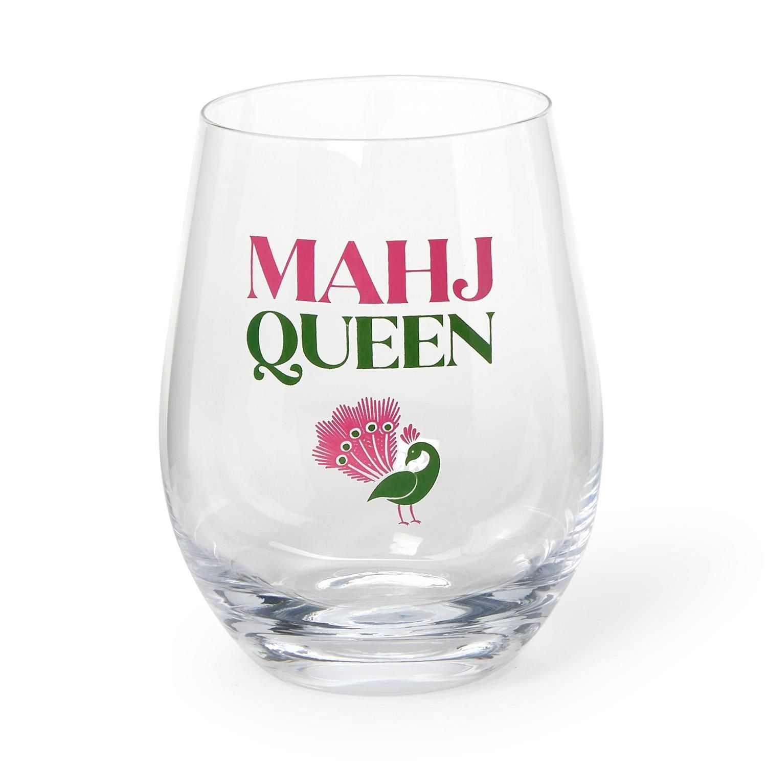 Mahj Stemless Wine Glass