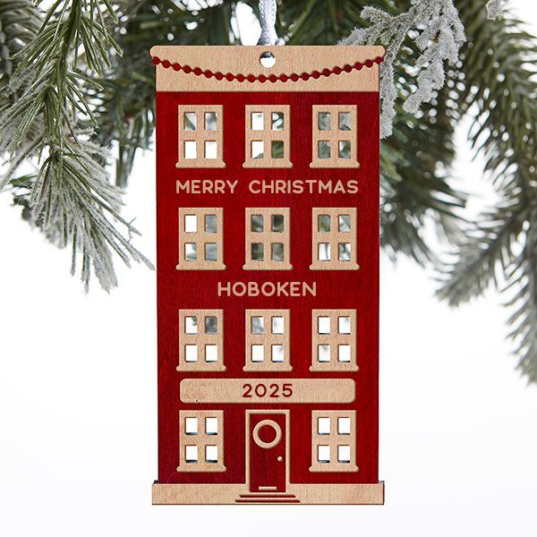 Hoboken Brownstone Ornament - 2025