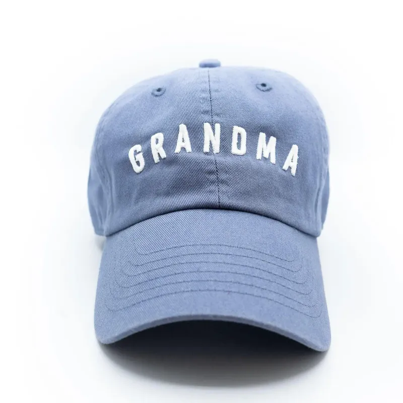 Dusty Blue Grandma Hat