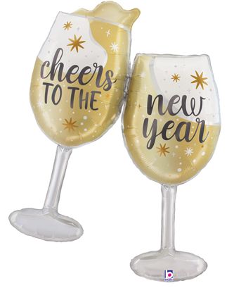 42&quot; New Year Cheers Champagne Balloon