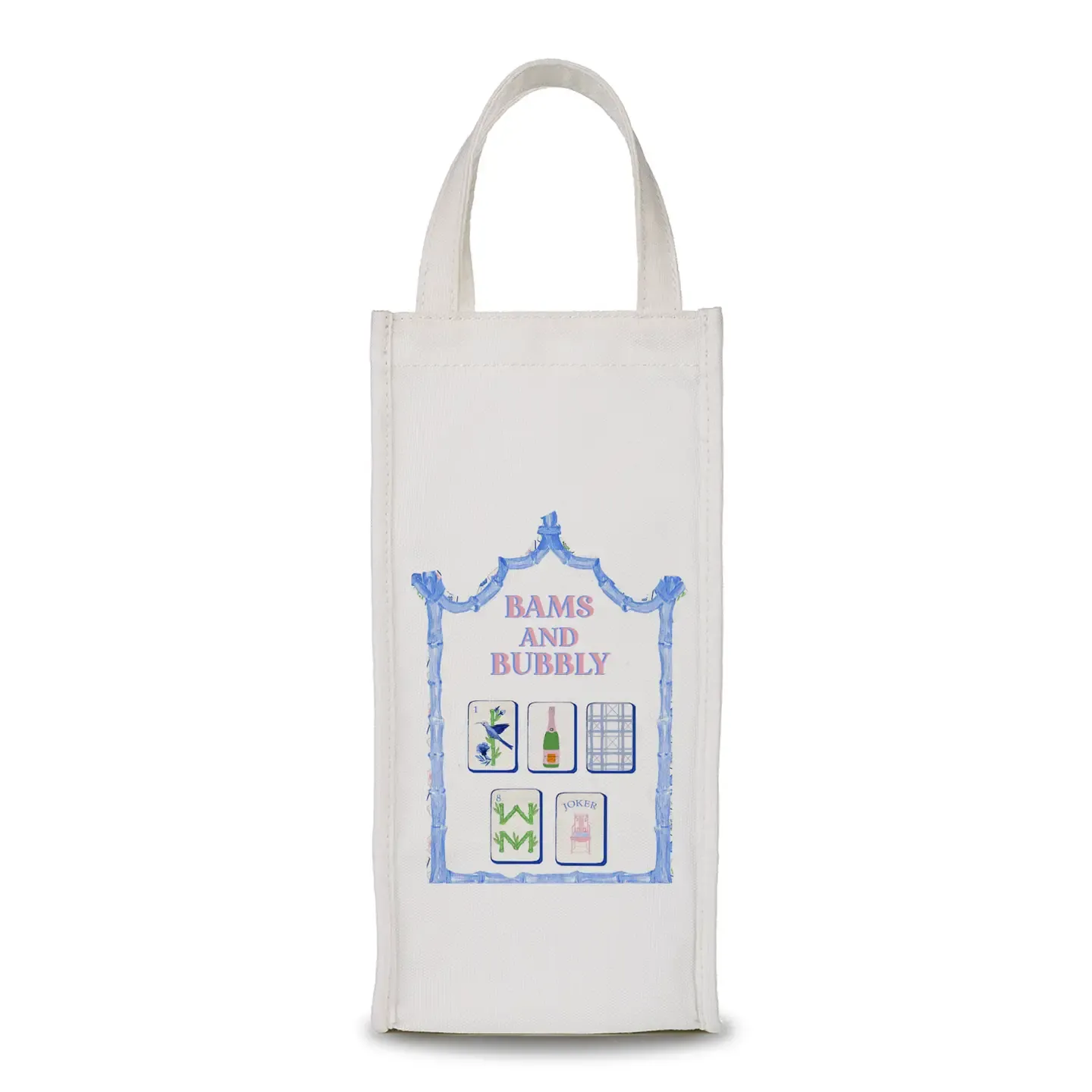 Bams and Bubbly Wine Bag