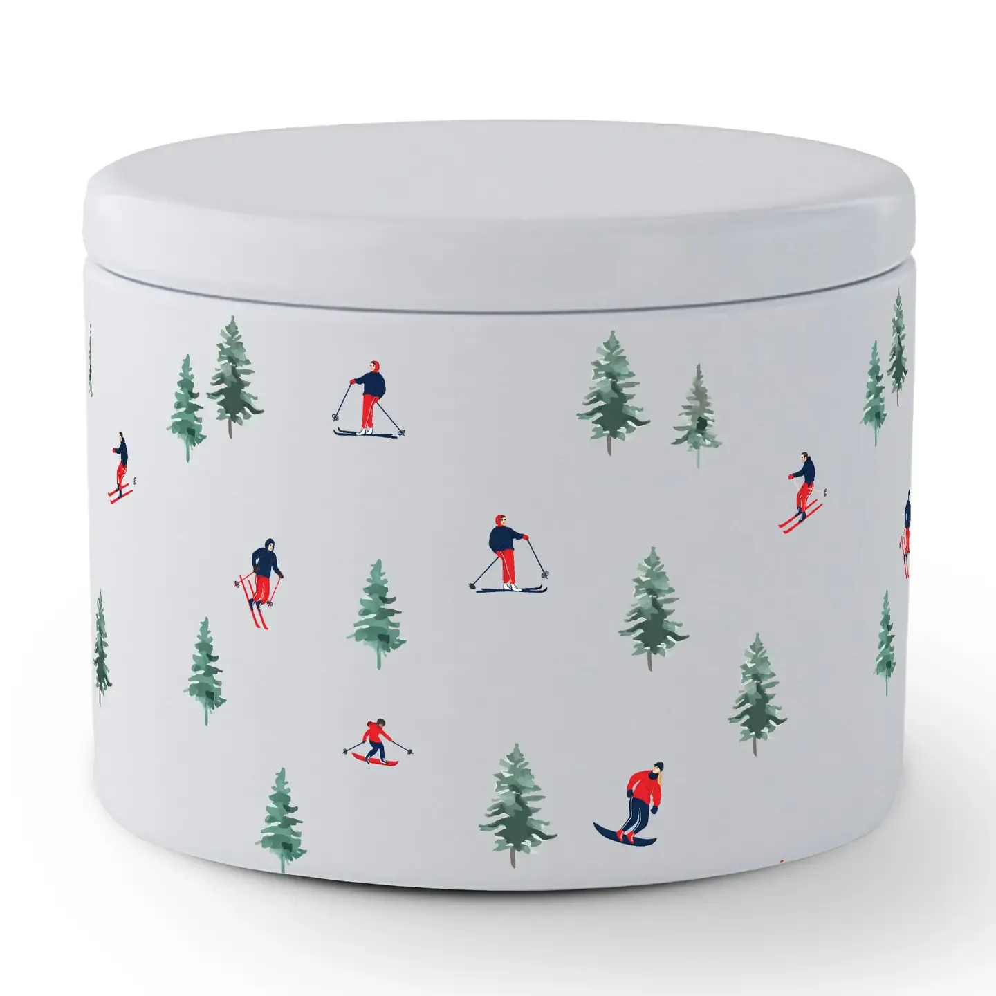 Skier Travel Candle