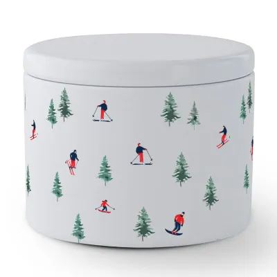 Skier Travel Candle