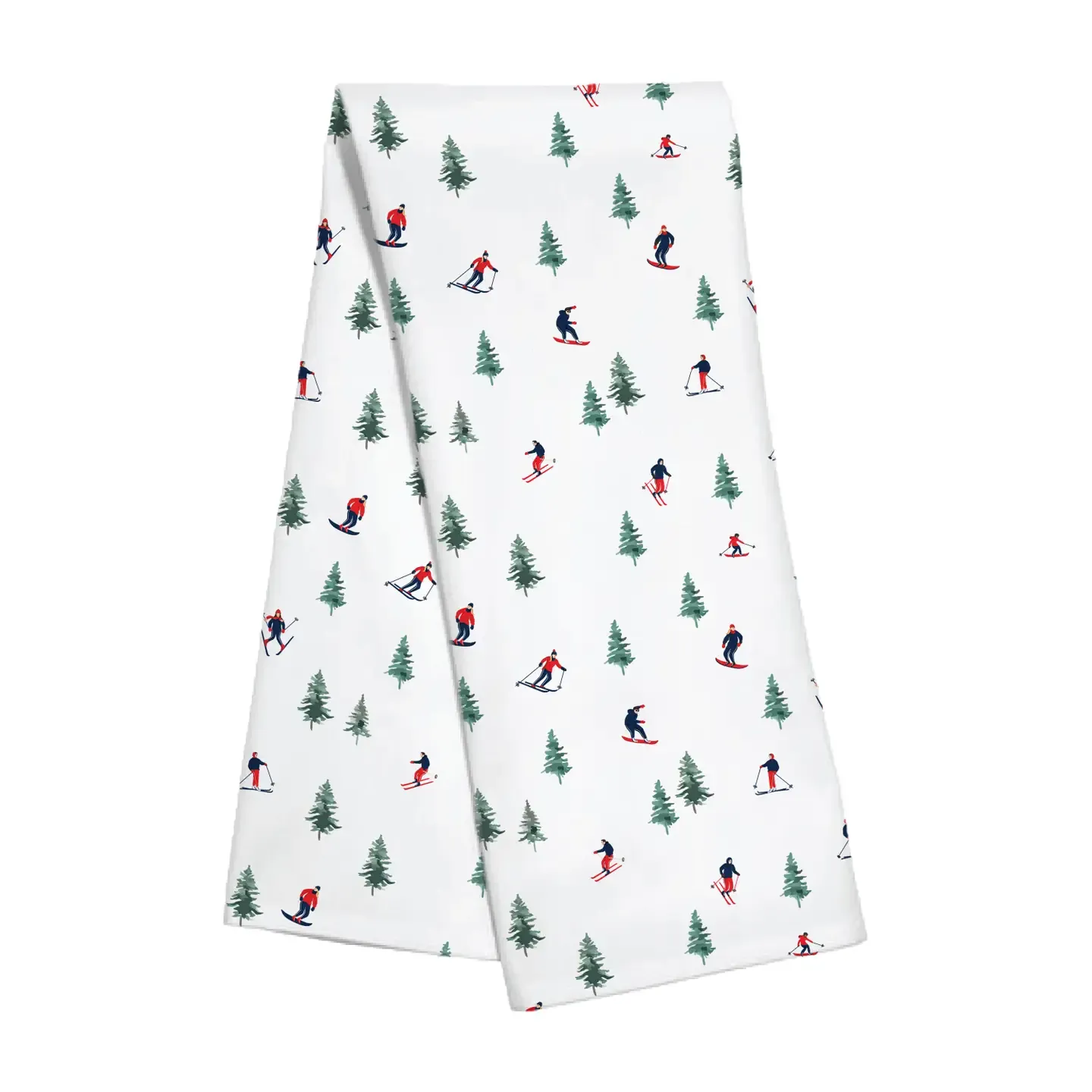 New Skier Kitchen Towel