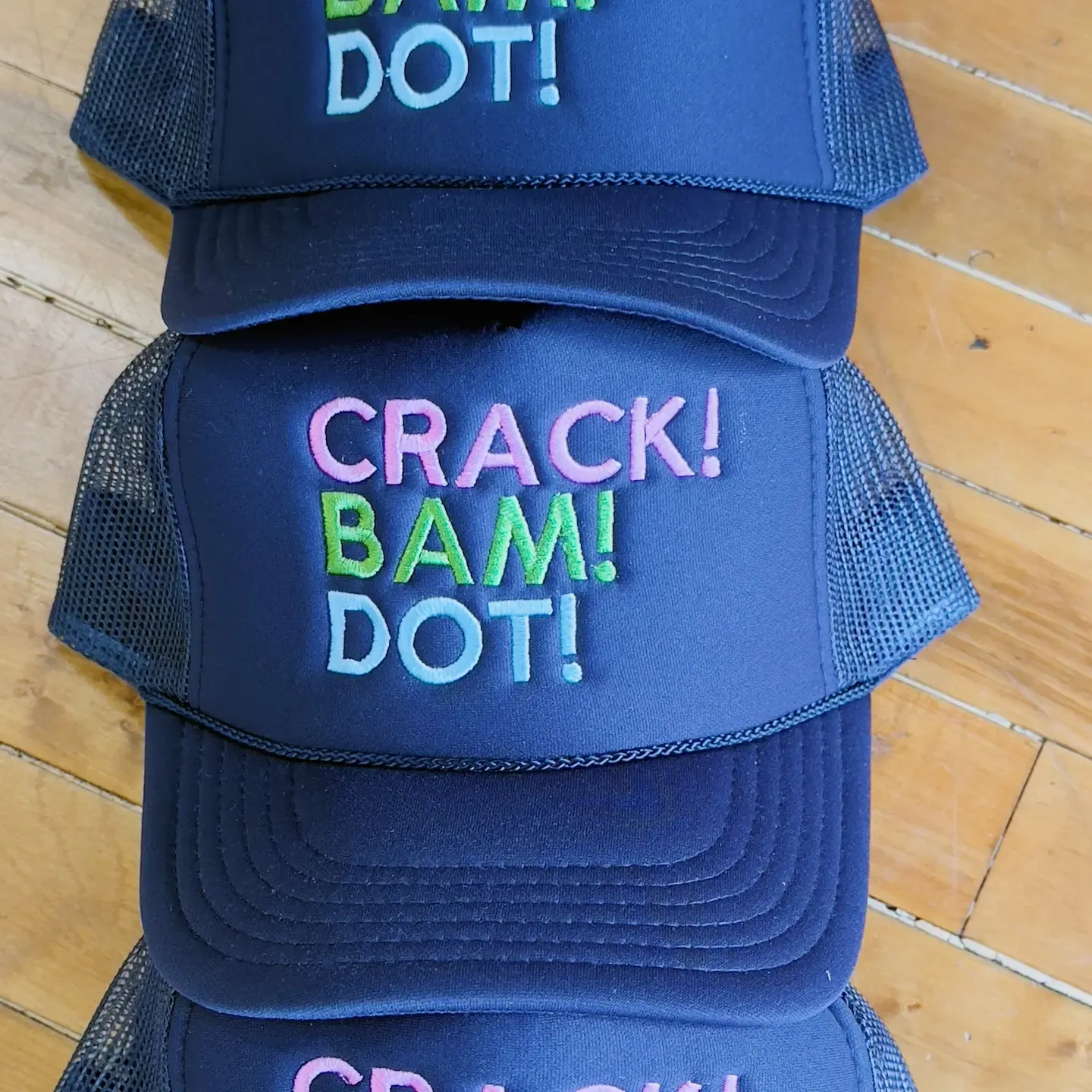 Crack! Bam! Dot! Trucker Hat