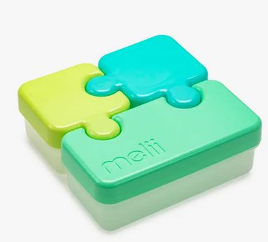 Puzzle Bento Box Food Storage Container  - Mint
