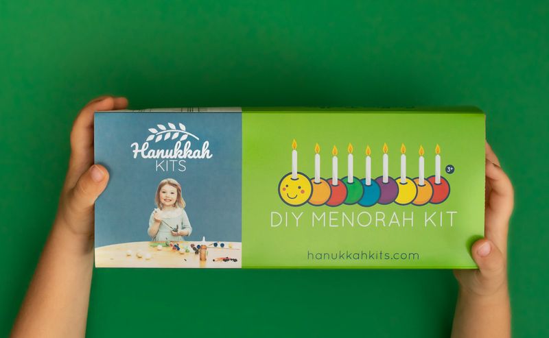 DIY Menorah craft kit