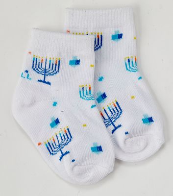 Chanukah Baby Socks