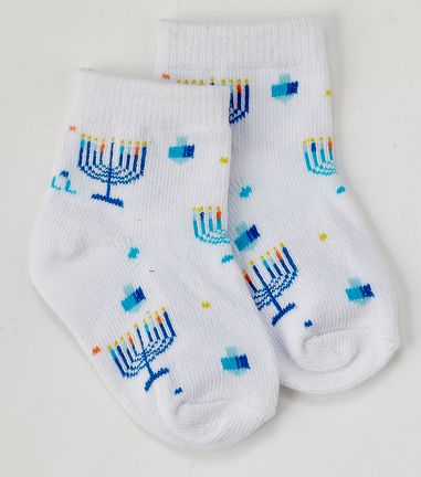 Chanukah Baby Socks