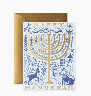 Hanukkah Menorah Card