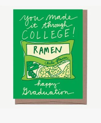 Ramen Graduation Card