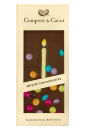 Milk Chocolate Bar w/ Birthday Candle