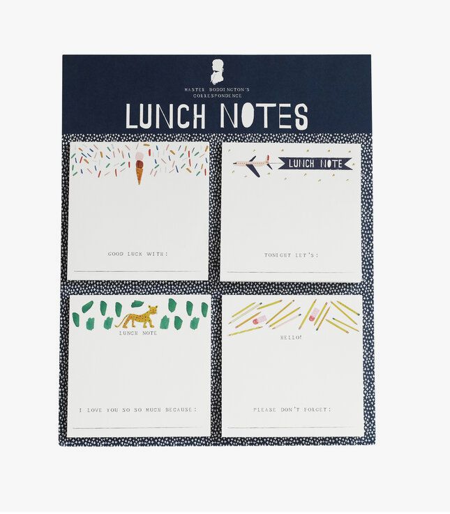 Lunch Notes - Set of 4 Notepads