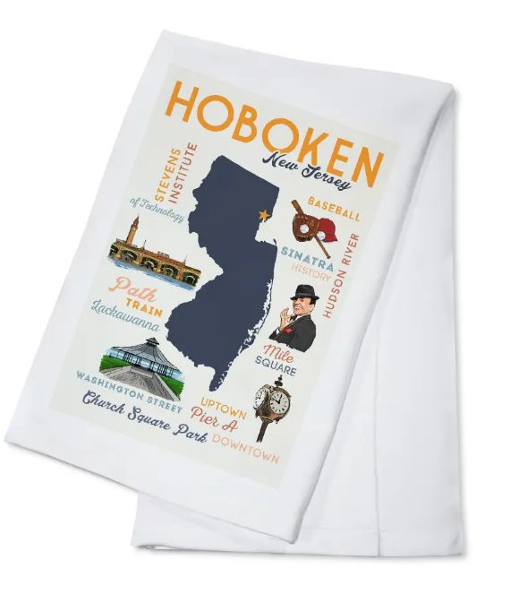 Hoboken Typography &amp; Icons - Towel