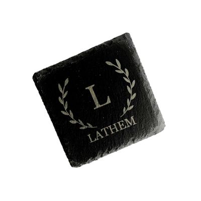 Personalized Slate Coasters - Square - Set of 4