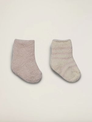 CozyChic 2 Pair Infant Socks - Pink