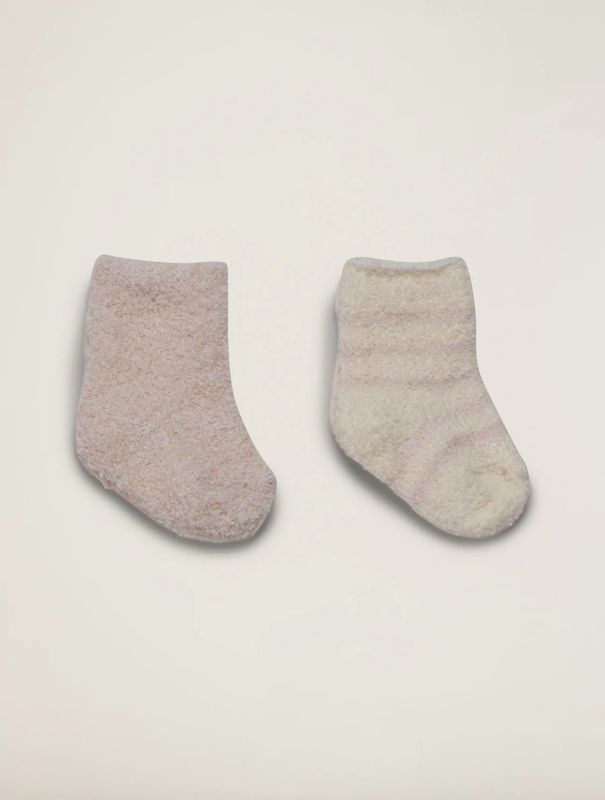 CozyChic 2 Pair Infant Socks - Pink