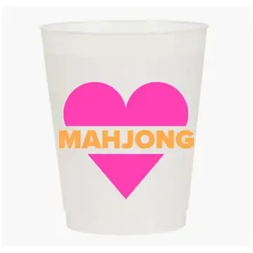 “Heart Mahjong” Frost Flex Cups
