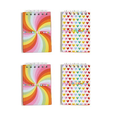 Spiral Notebook and Bracelet Set