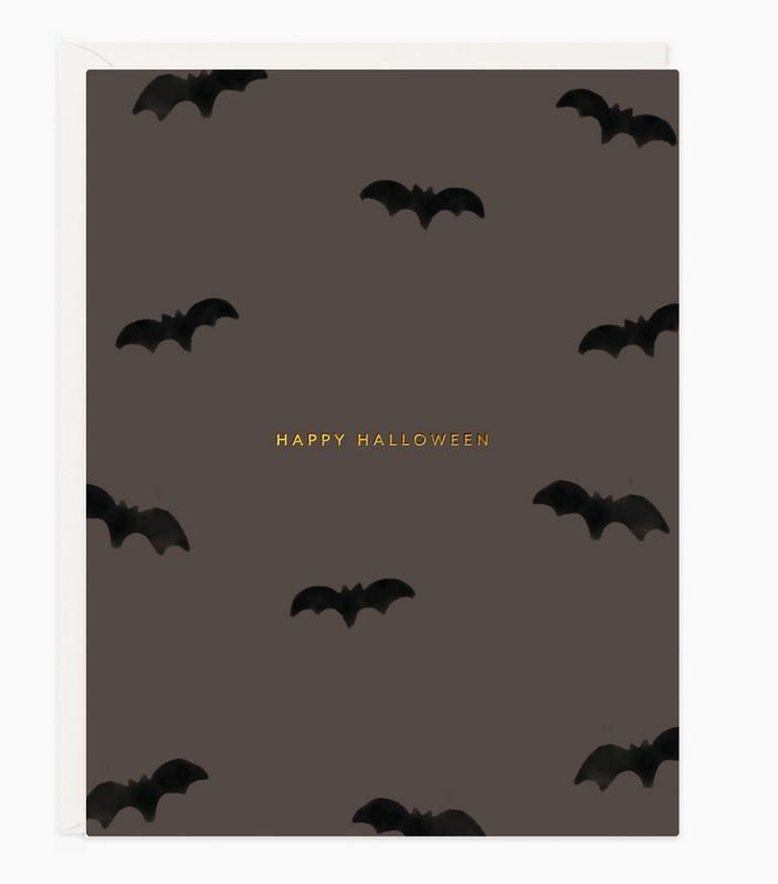 Halloween Bat Card