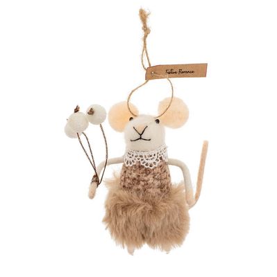 Festive Florence Mouse Ornament
