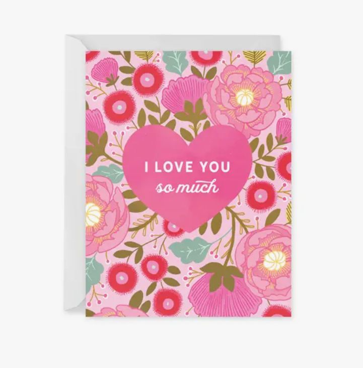 Heart Bouquet Card