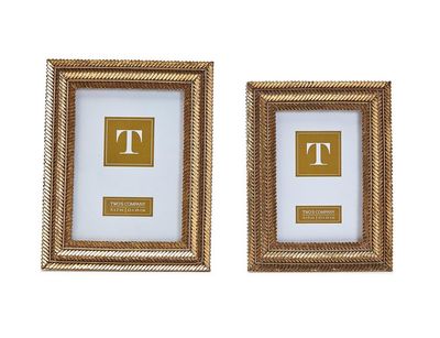 Gold Fern Photo Frame 