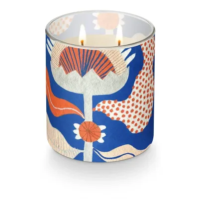 Rainy Walk Medium Glass Candle