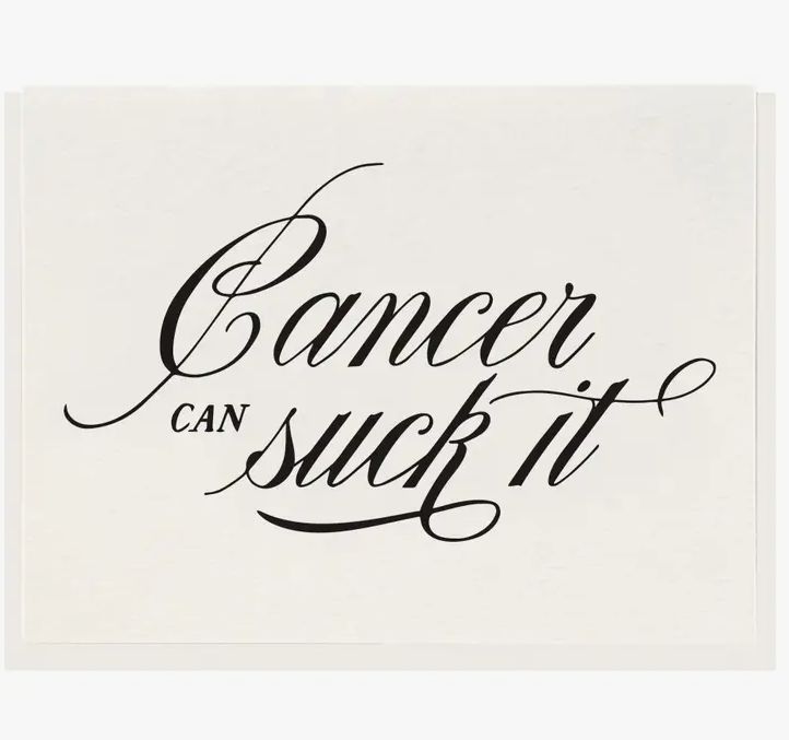 Cancer Sucks Card