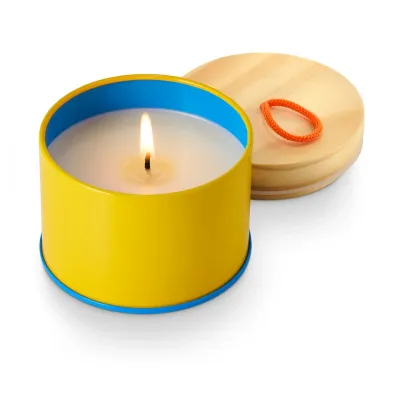Pool Floatie Colorblock Tin Candle