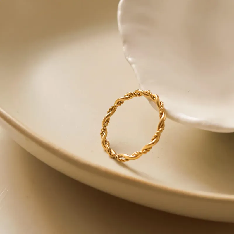 Rachel Braided Ring (18K Gold)