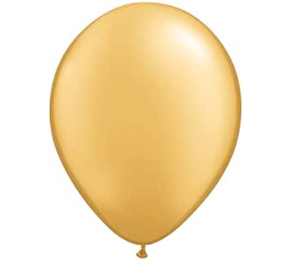 Latex Balloon -Luster Gold  11"