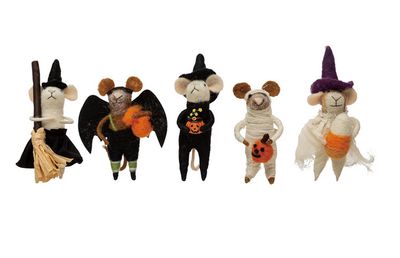 Wool Felt Mouse in Costume