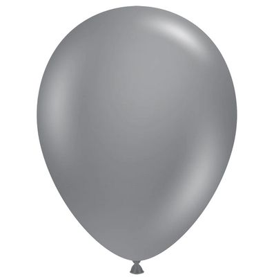 Latex Balloon - Grey 11"