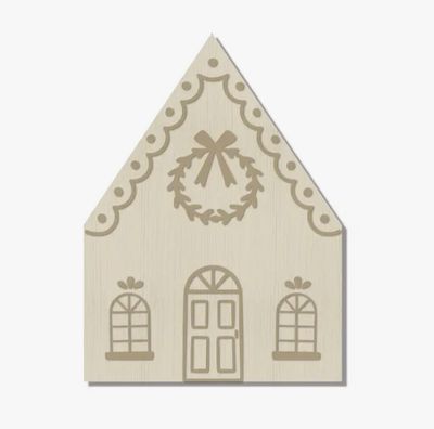 Gingerbread House Bamboo Cutting Board
