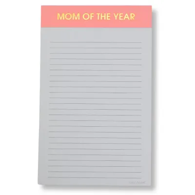 Mom of the Year - Lined Notepad