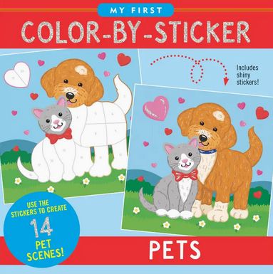 My First Color-by-Sticker Book - Pets