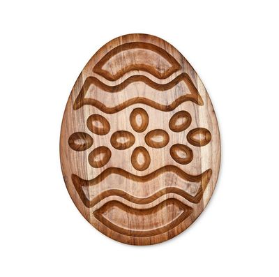 Eggs-traordinary Hand-Crafted  Charcuterie Serving Board