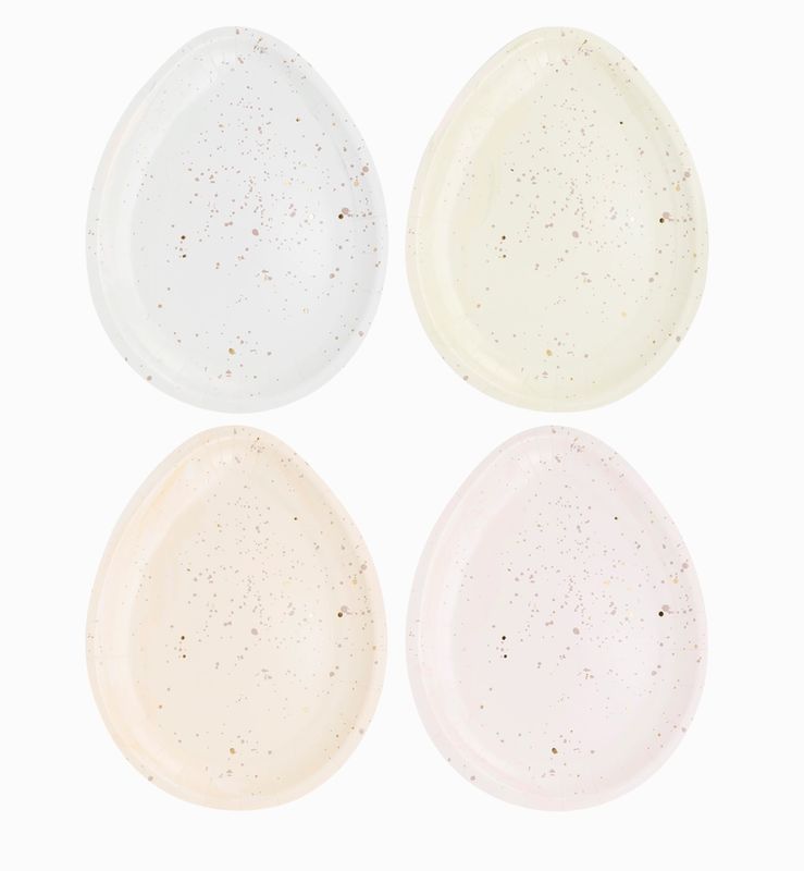 Easter Egg Plate Set