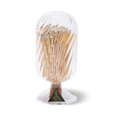 Helix  White Tipped Matches Cloche