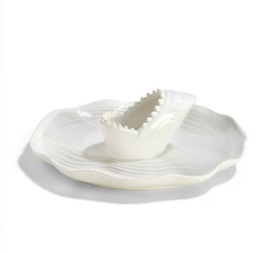 Great White Chip and Dip Bowl