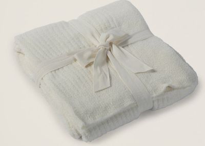 CozyChic Lite Ribbed Throw Pearl