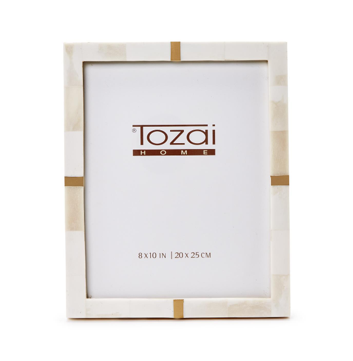 Bone and Brass 8 x 10 Photo Frame