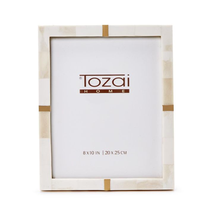 Bone and Brass 8 x 10 Photo Frame